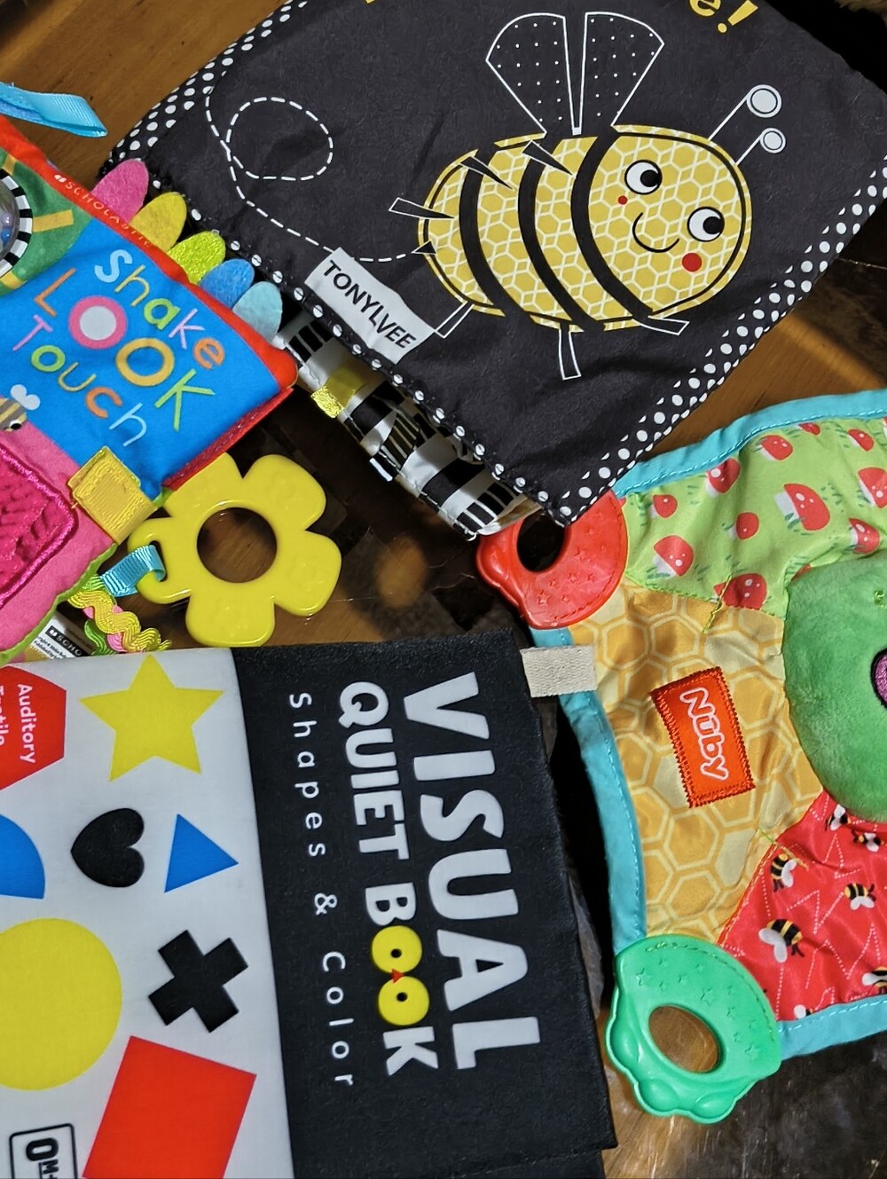 Bumble Bee Baby Quiet Book Set - Black, Yellow, Multicolor